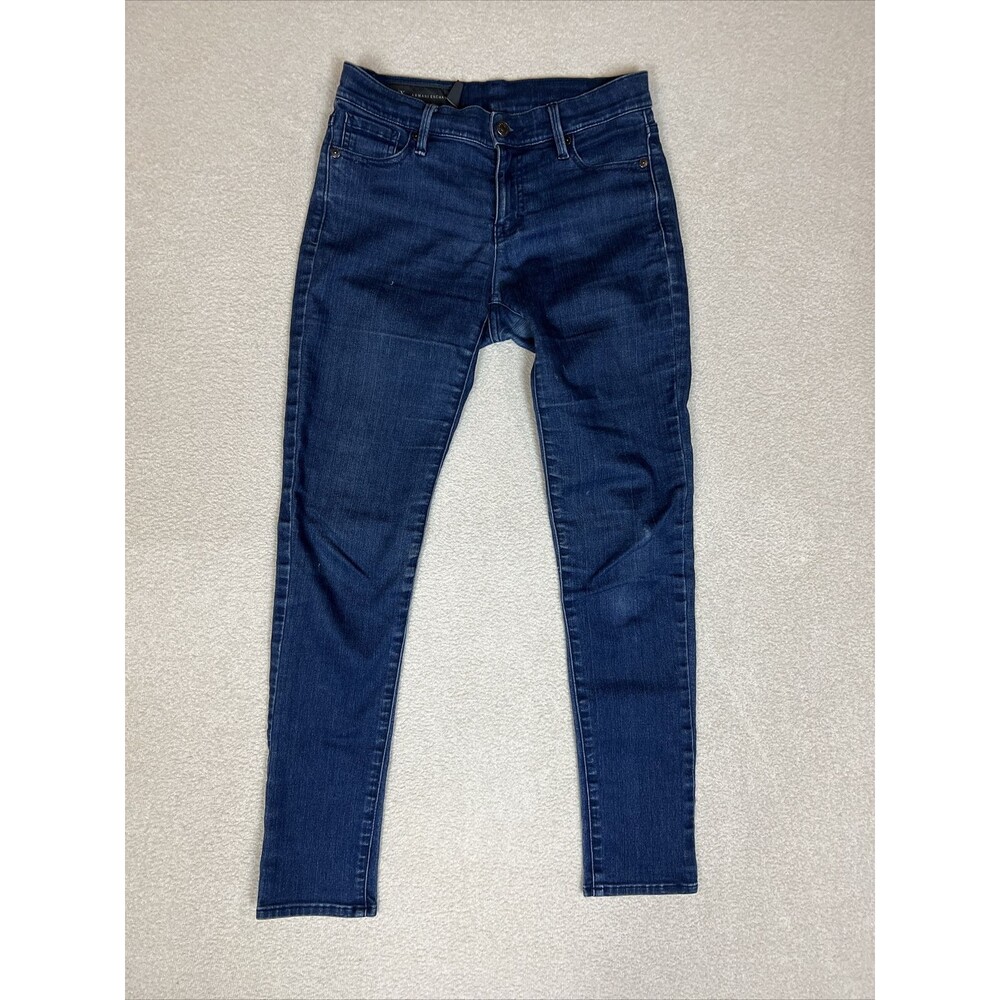 A/X Armani Exchange Low Rise Super Skinny J20 Stretch Denim Jeans Women's Sz 25